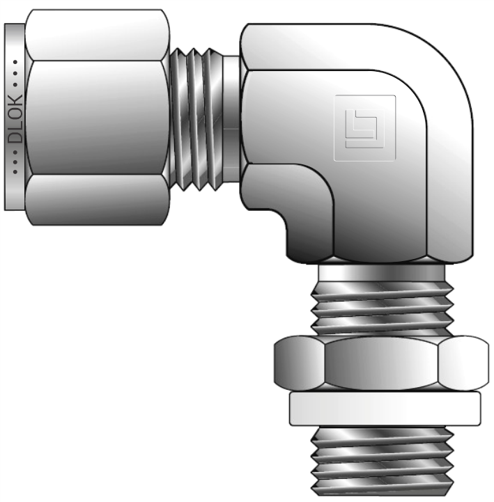Male Elbow Positionable BSPP (For Fractional Tube)